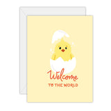 Welcome - Baby Chick - Card