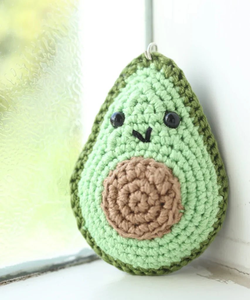 Avocado Guy Keychain
