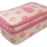 Seashell Coral - Double Zip Utility