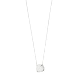 Presence Coin Necklace Silver - Plated