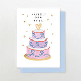 Happily Ever After Cake - Wedding Card