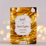 10m Plug In Silver Seed Lights