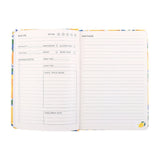 Lemon Print Recipe Journal