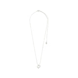 Iris Necklace Silver - Plated