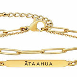 Ātaahua Double Chain Bracelet