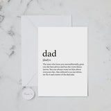 Dad Definition - Card