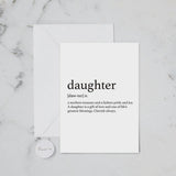 Daughter Definition - Card