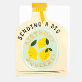Sending a Big Birthday Squeeze - Card
