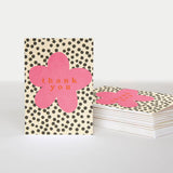 Thank You Pink Flower - Card