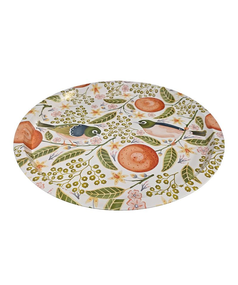 Cream Waxeyes & Mandarins - Tray