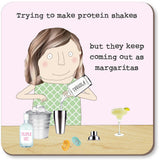 Rosie Made A Thing - Protein Shakes - Coaster