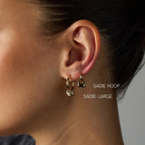 Sadie Large Earrings - Gold