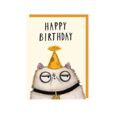 Bad Cat - Birthday Card
