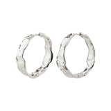 Julita Hoop Earrings - Silver Plated