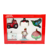 Glass Christmas Decoration Set