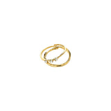 Ivarin Rings 2-In-1 Set, Gold-Plated