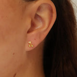 Layla Stud Earring - Gold