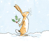 Hare And Holly Xmas Cards - Pk 8