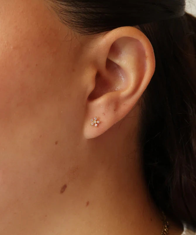 Cara Stud Earring - 925 Sterling Silver