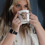 highland bone china mug