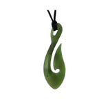 Greenstone - Tall Fish Hook 50mm