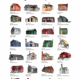 NZ Backcountry Huts - A4 Print