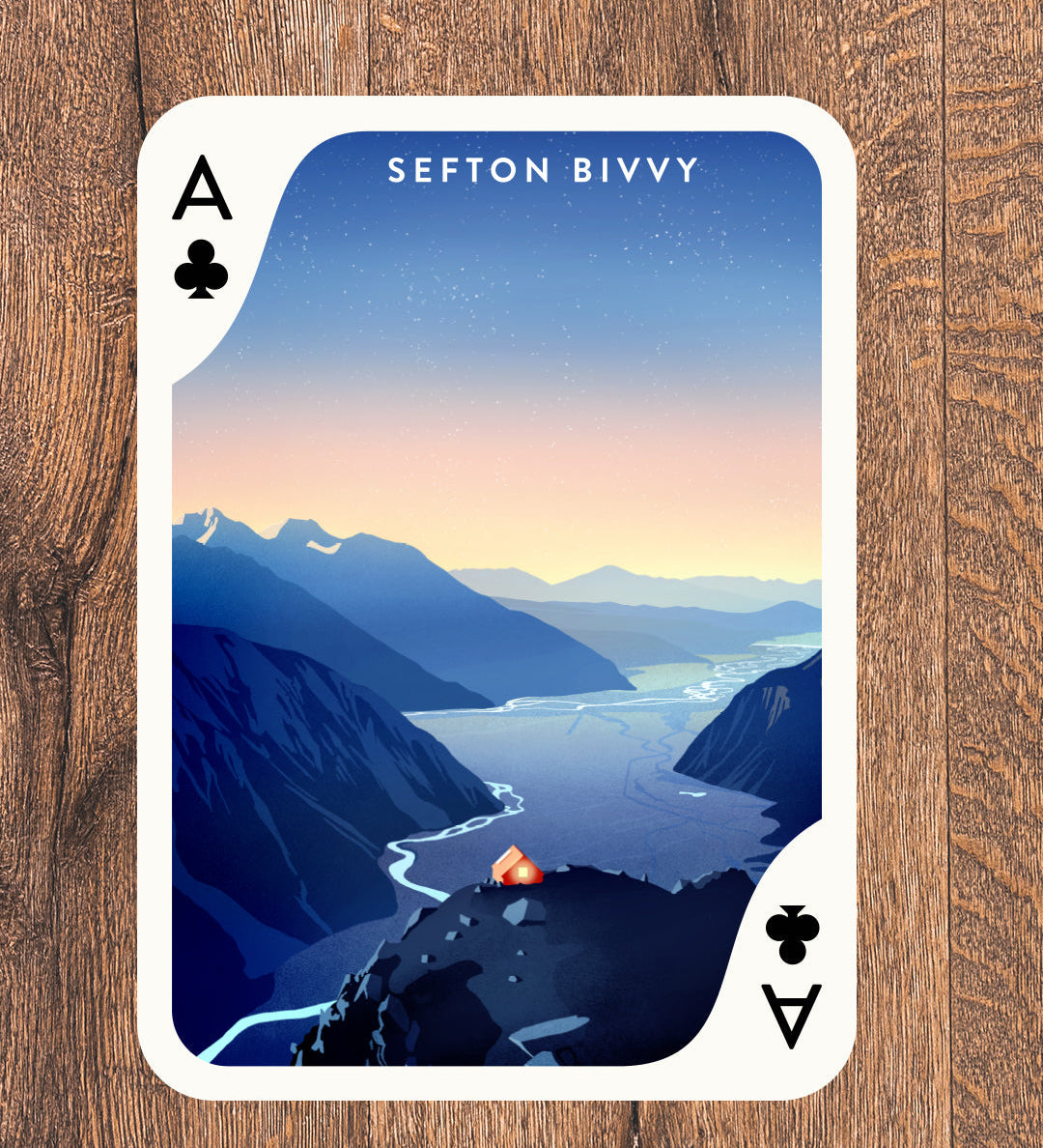 Playing Cards Backcountry Huts