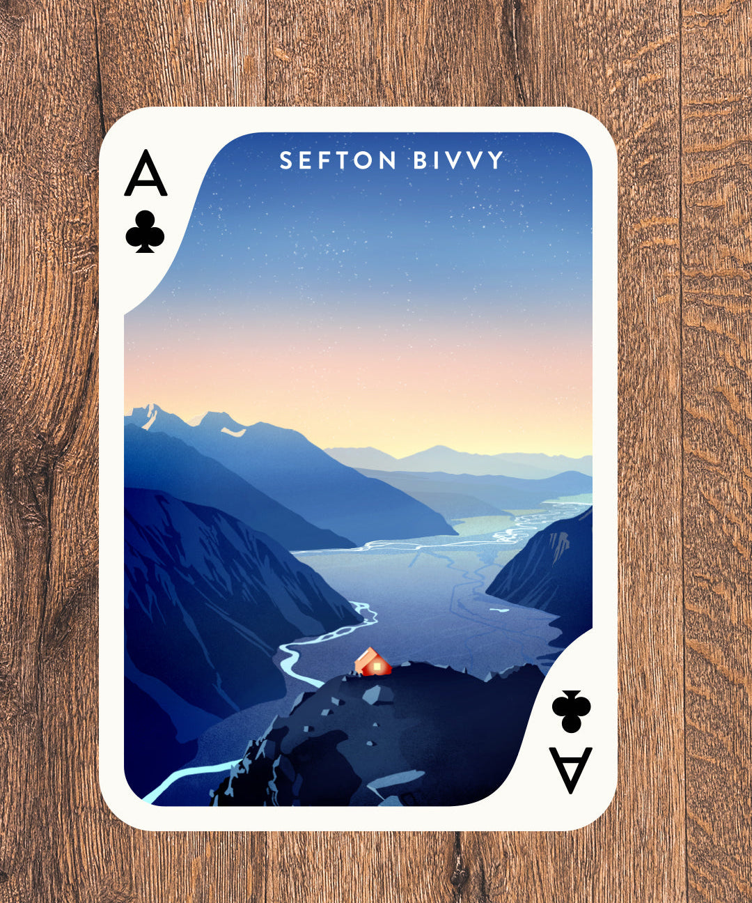 Playing Cards Backcountry Huts
