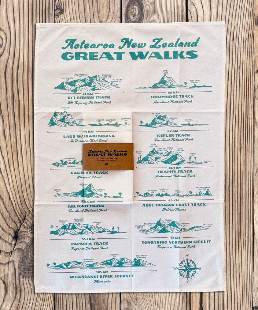 Great Walks Tea Towel