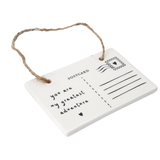 Greatest... Postcard Ceramic Hanger