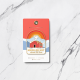 Mueller Hut Enamel Magnet