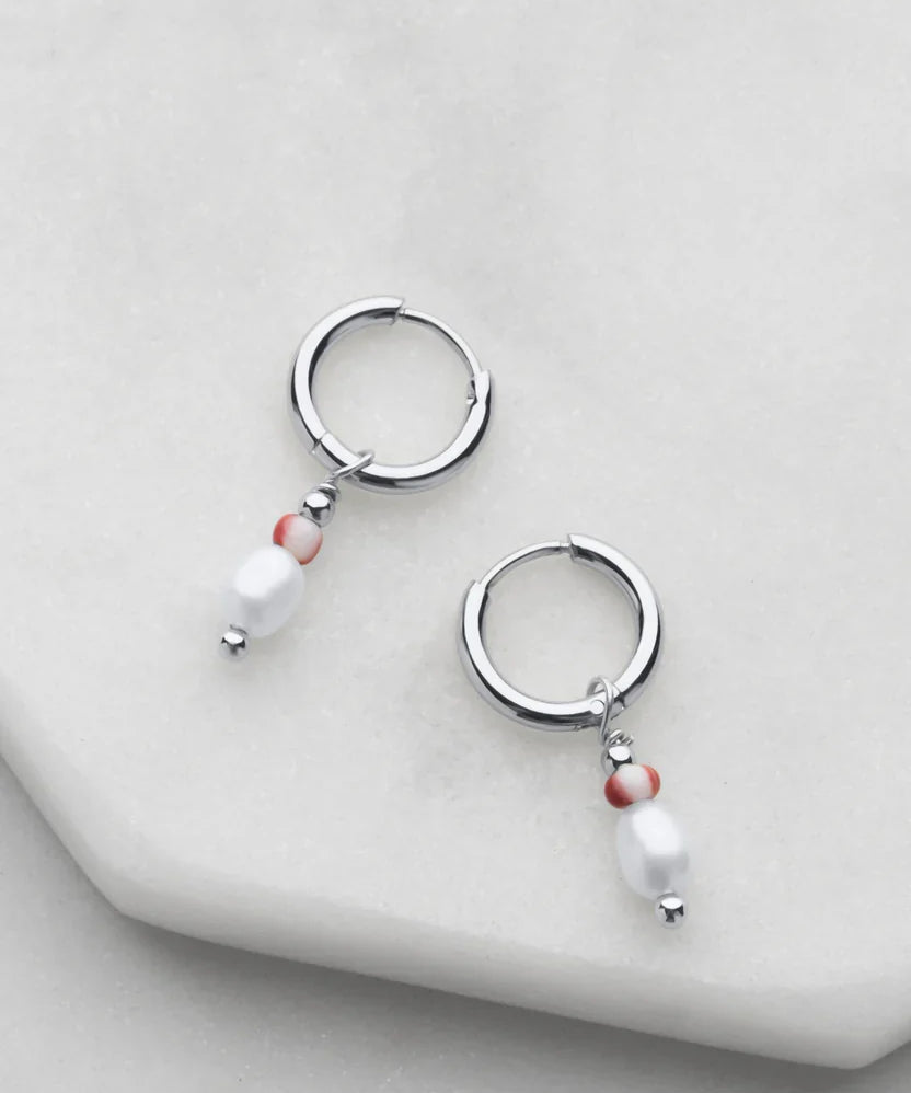 Vivian Huggie Drop - Earring