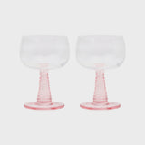 The Romy Wine Glasses - Set of 2 / Blush