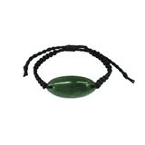 Greenstone - Oval Bracelet 20mm - Macrame Strap