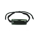 Greenstone Long Bracelet - Macrame Strap