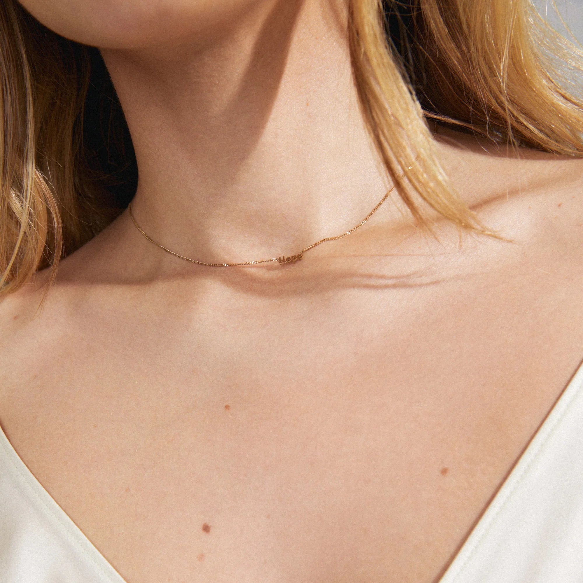 Hope Necklace Gold - Plated