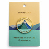 Milford Sound enamel pin