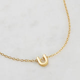 Letter Necklace - Gold