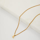 Letter Necklace - Gold