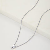 Letter Necklace - Silver