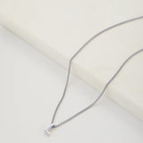 Letter Necklace - Silver