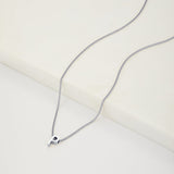 Letter Necklace - Silver