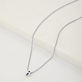 Letter Necklace - Silver