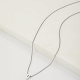 Letter Necklace - Silver
