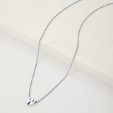 Letter Necklace - Silver