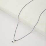 Letter Necklace - Silver