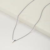 Letter Necklace - Silver
