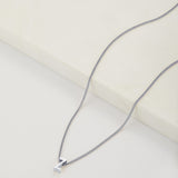 Letter Necklace - Silver