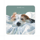 Little Dog Laughed - Scruffy Love - Coaster