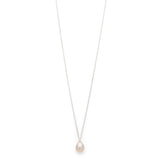 Eila Pi Necklace - Gold Plated - White